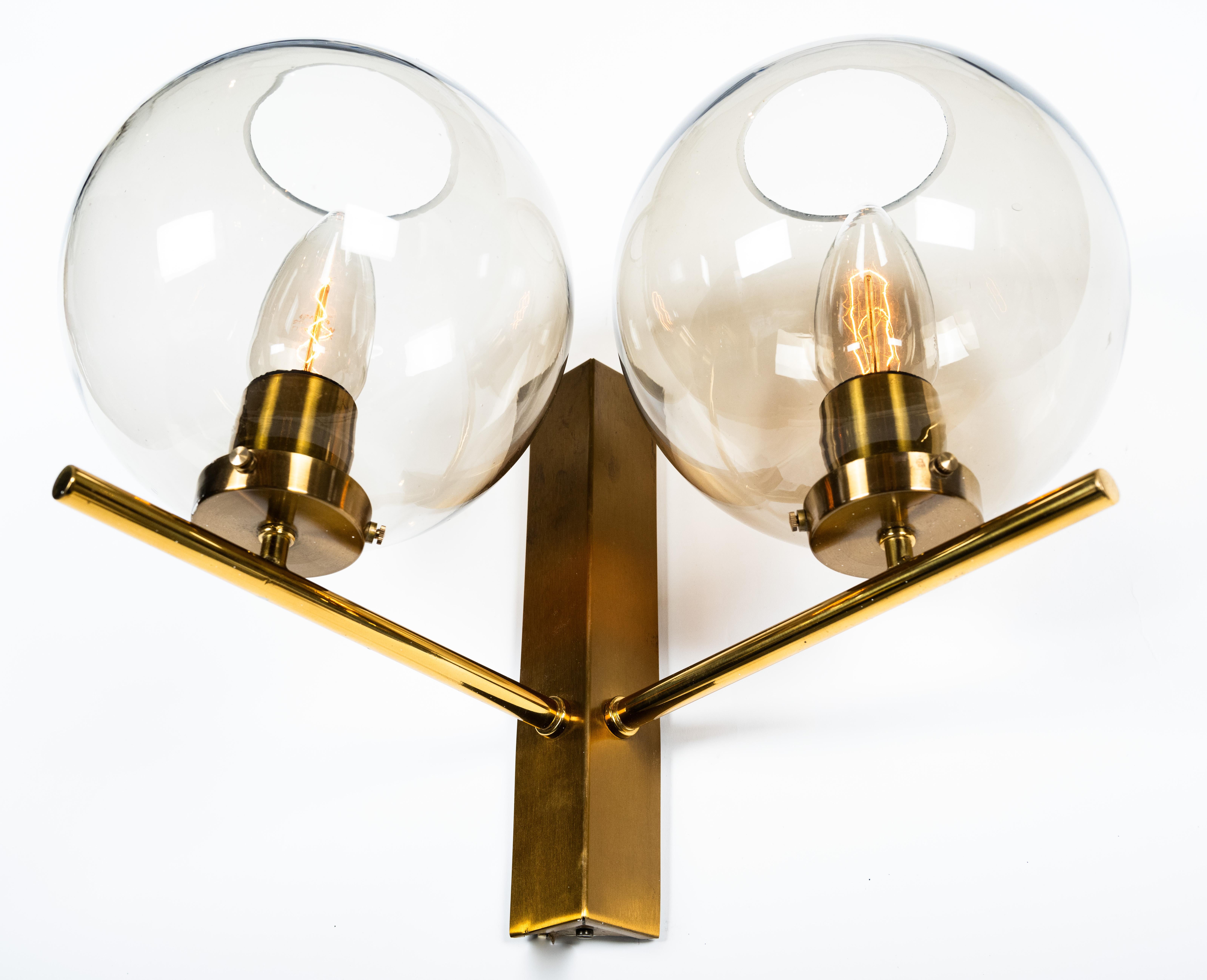 Late 20th Century A Pair of Holger Johansen Contemporary Sconces For Sale