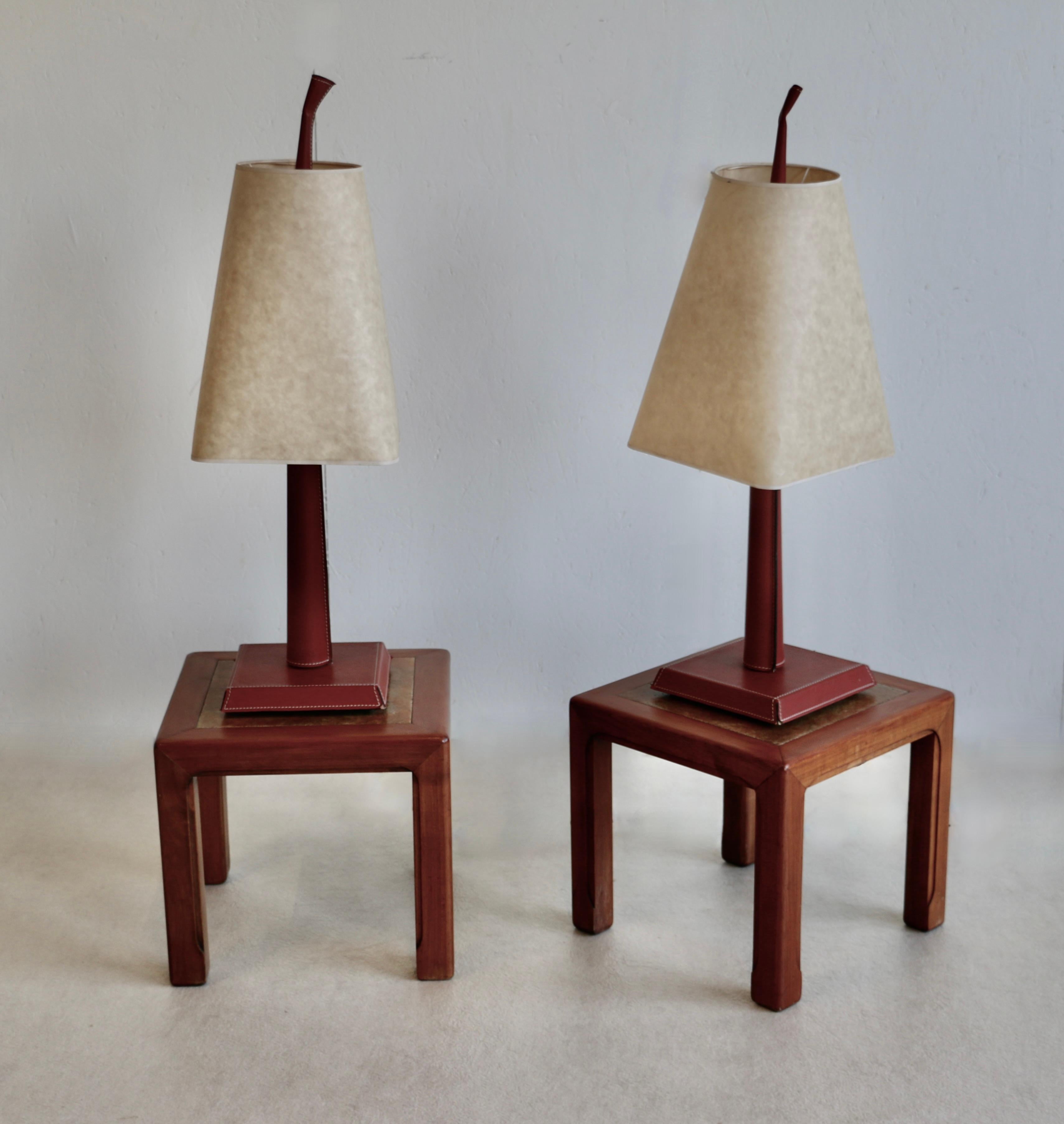 A pair of Hugues Chevalier lamps. Model Ray XM. France 90's 1