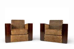 Pareja de sillones húngaros de estilo art déco