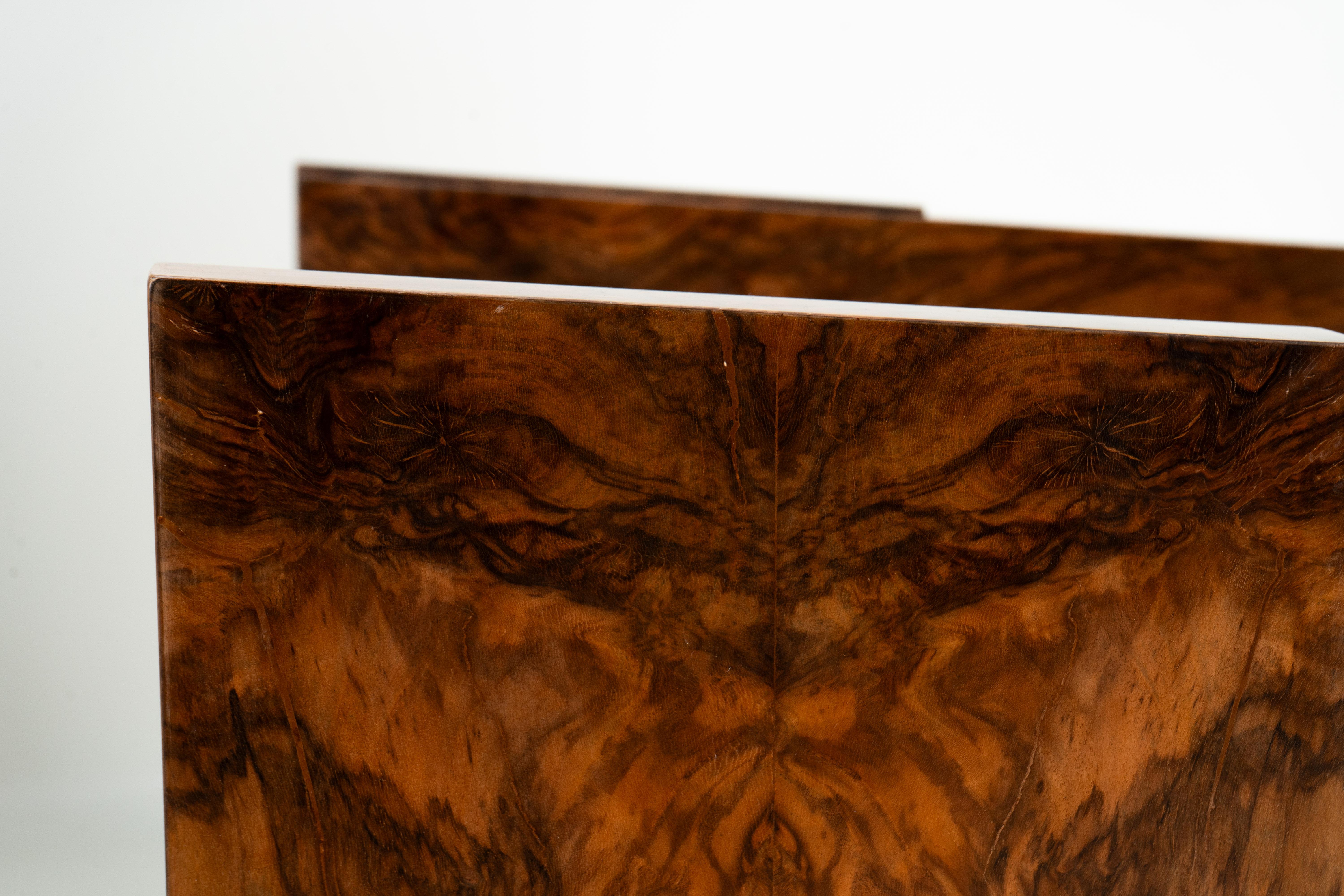 20th Century A Pair of Hungarian Walnut Armchairs, Budapest  c.1970 For Sale