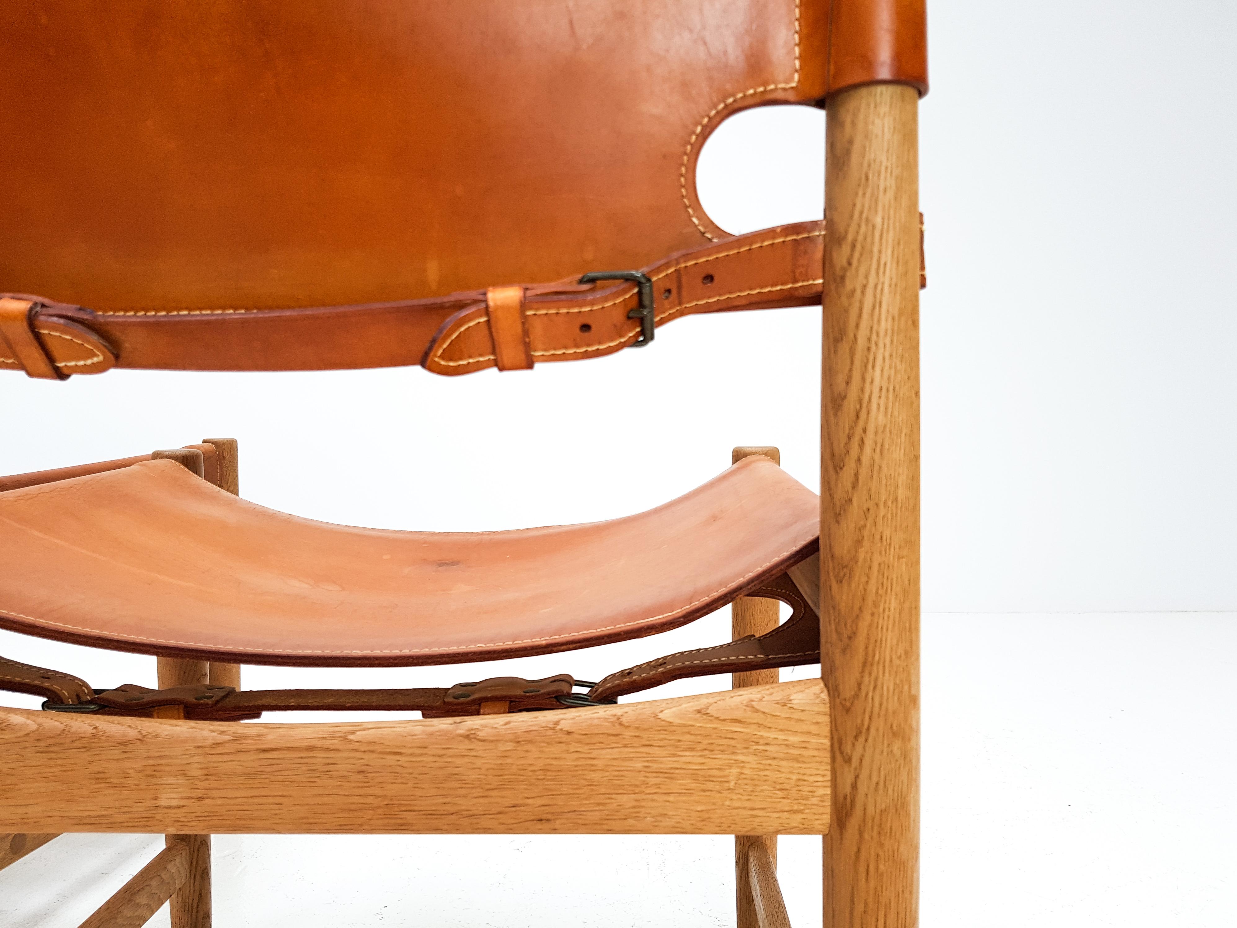 20th Century Pair of Hunting Dining Chairs, Model 3237 by Børge Mogensen for Fredericia