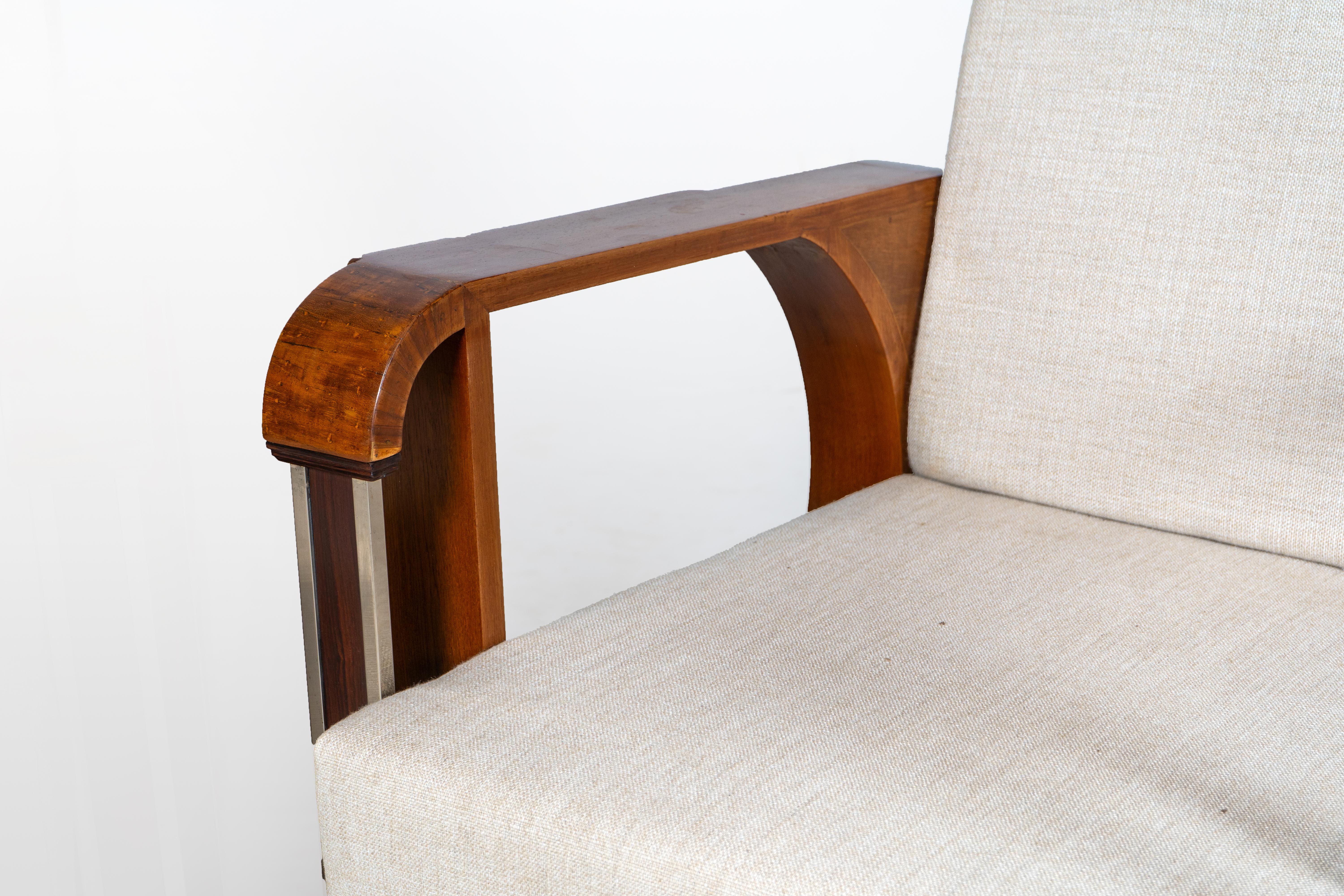 Paire de fauteuils club indiens Art déco en vente 4