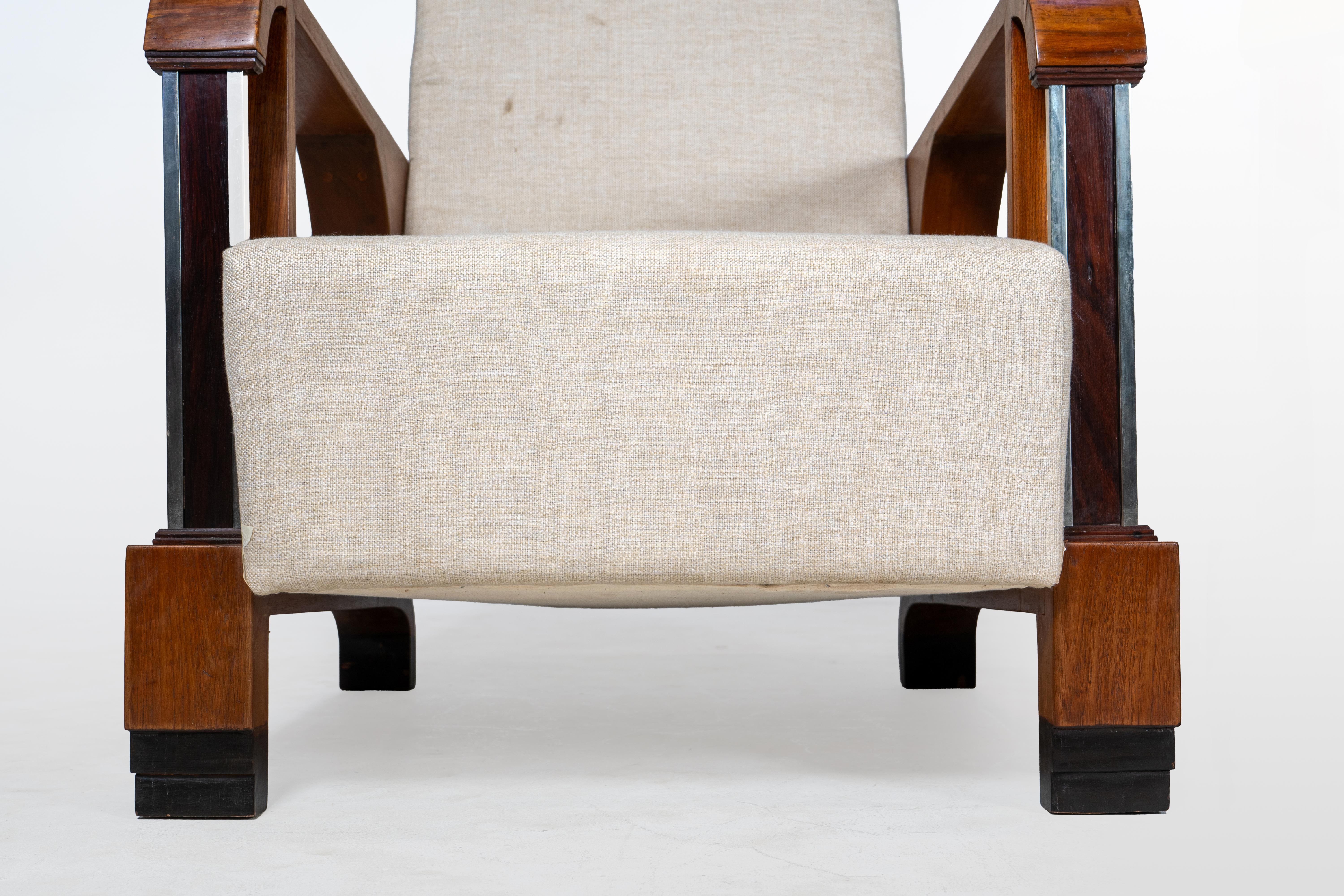 Paire de fauteuils club indiens Art déco en vente 2