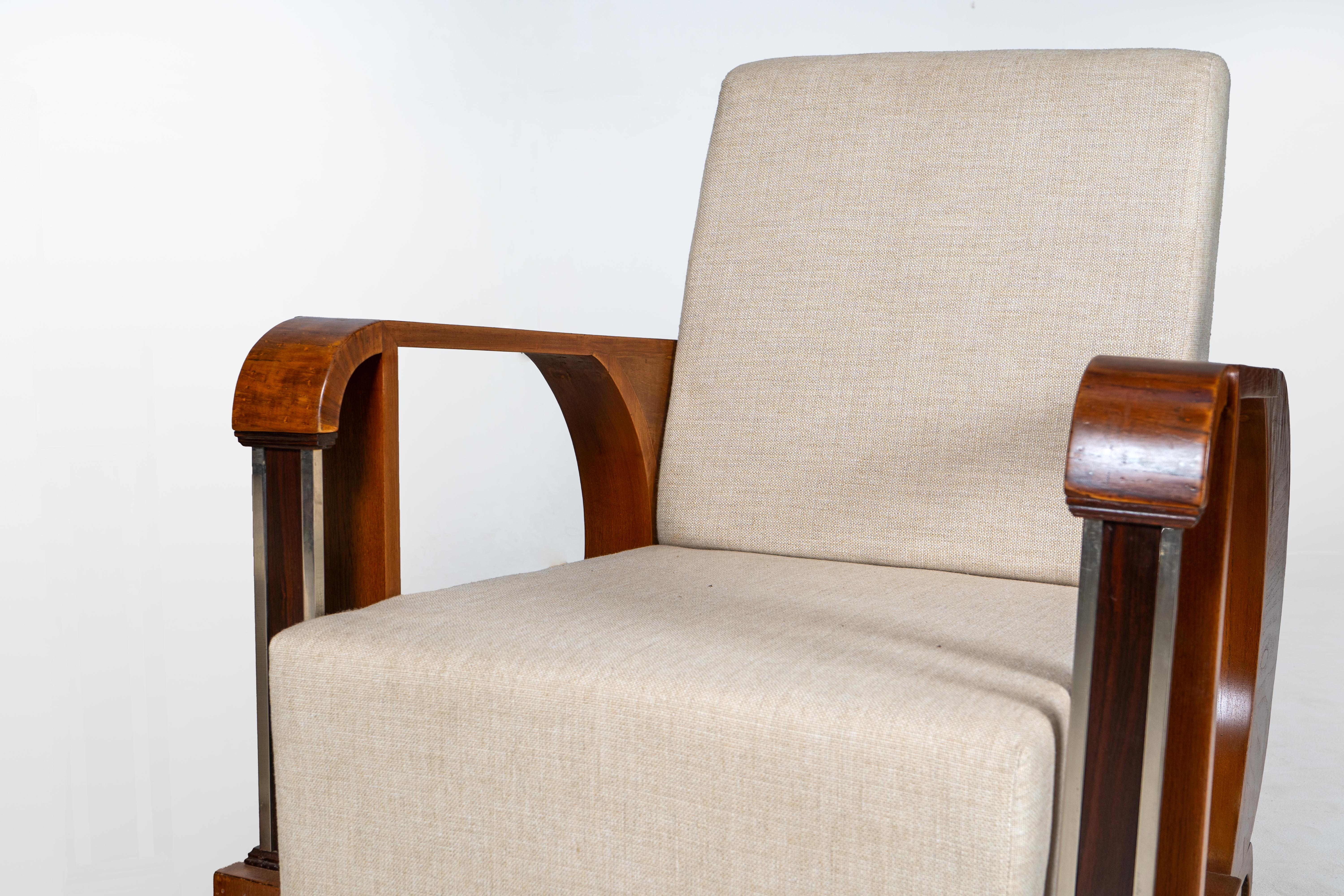 Paire de fauteuils club indiens Art déco en vente 3