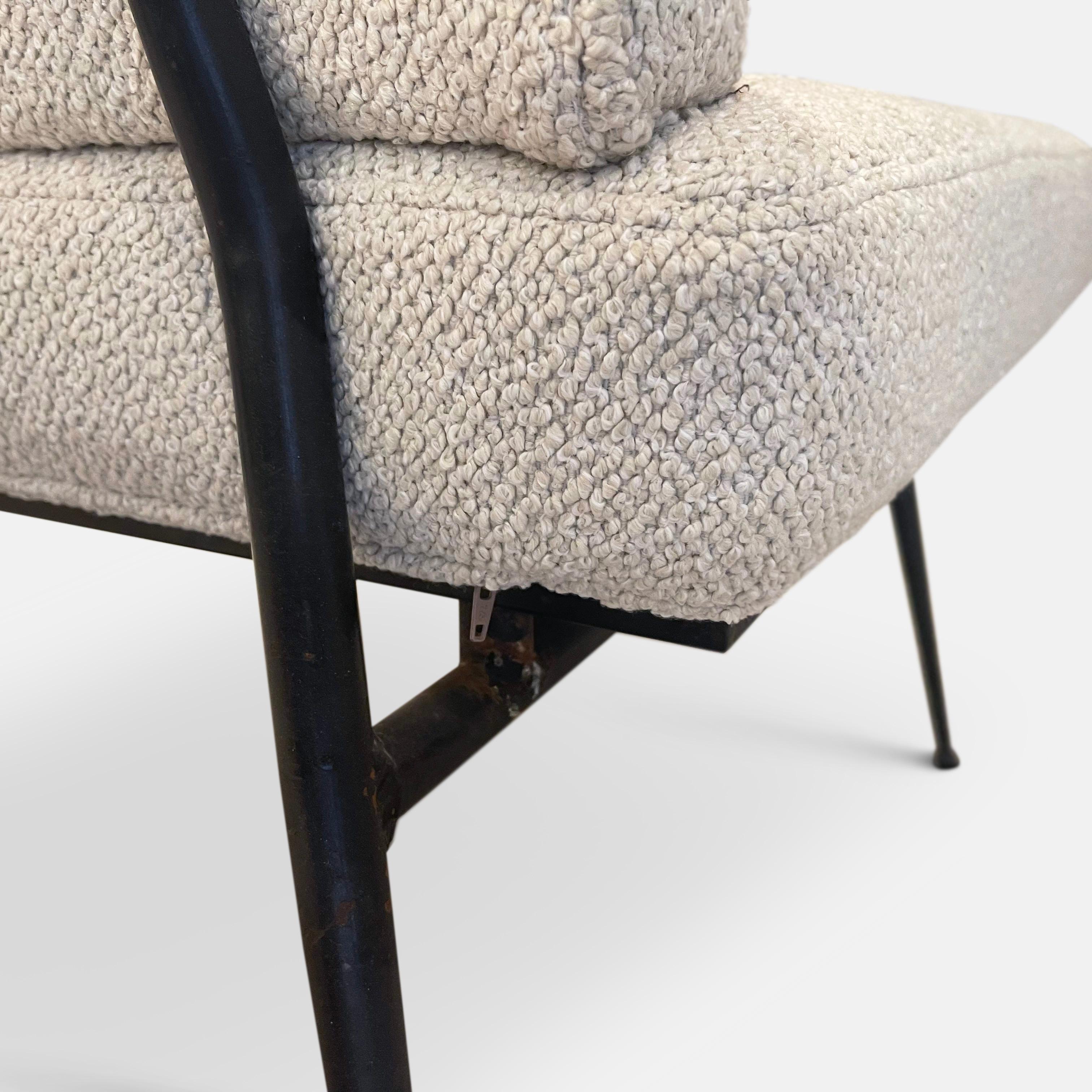 Paire de fauteuils de salon italiens des années 1950 à la manière du Studio BBPR en vente 4