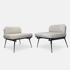 Pair of Italian Lounge Chairs attributed to Ice Parisi circa 1950