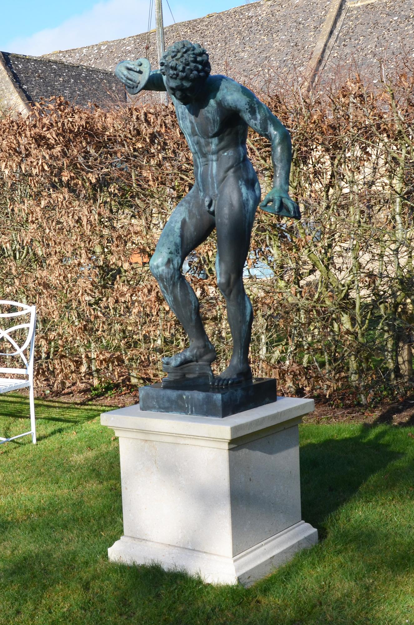 Pair of Italian 19th Century Bronze Statues In Good Condition For Sale In Cheltenham, Gloucestershire