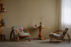 A Pair of Italian Bamboo Lounge Chairs, Mid Century Modern, 1960s