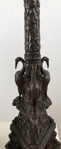 Coppia di candelieri italiani, Grand Tour, inizio XIX secolo