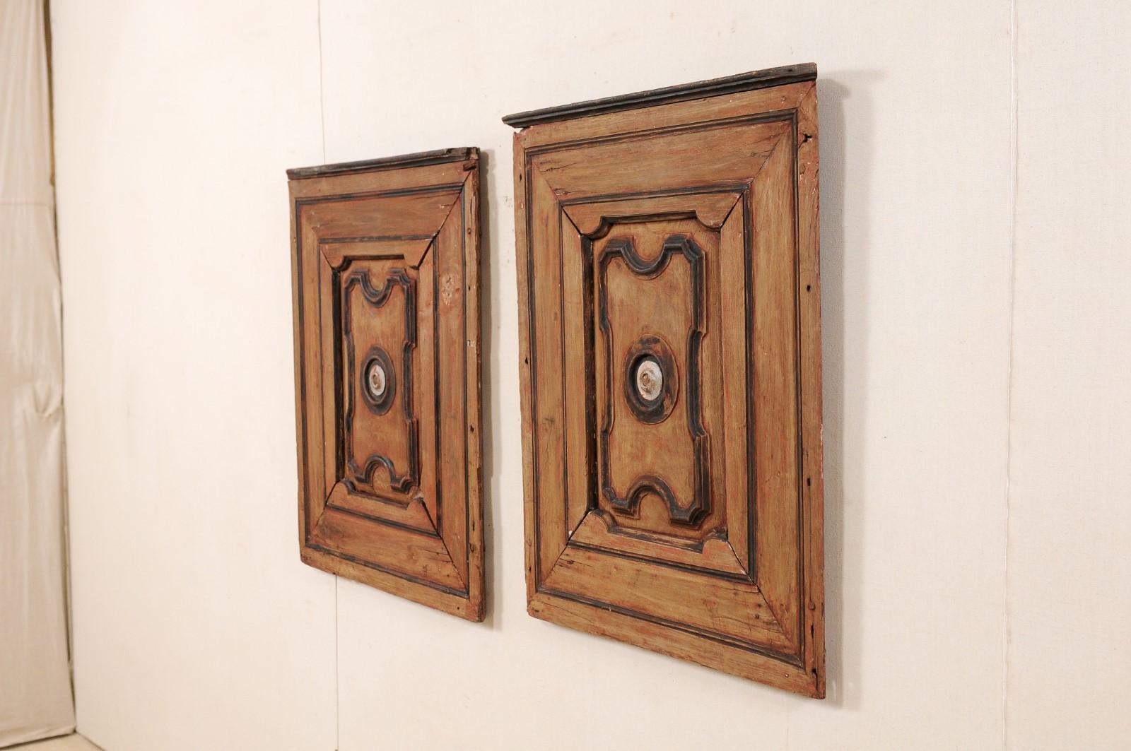 Pair of Italian Decorative Wall Panels from Turn of 18th-19th Century  6
