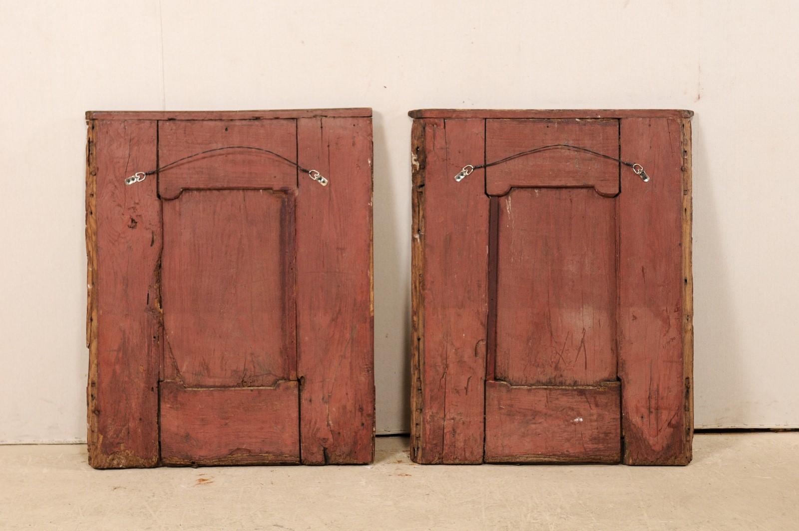 Pair of Italian Decorative Wall Panels from Turn of 18th-19th Century  7