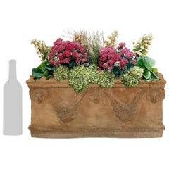 A pair of Italian early 19th century Neo-Classical st. Terra Cotta planters