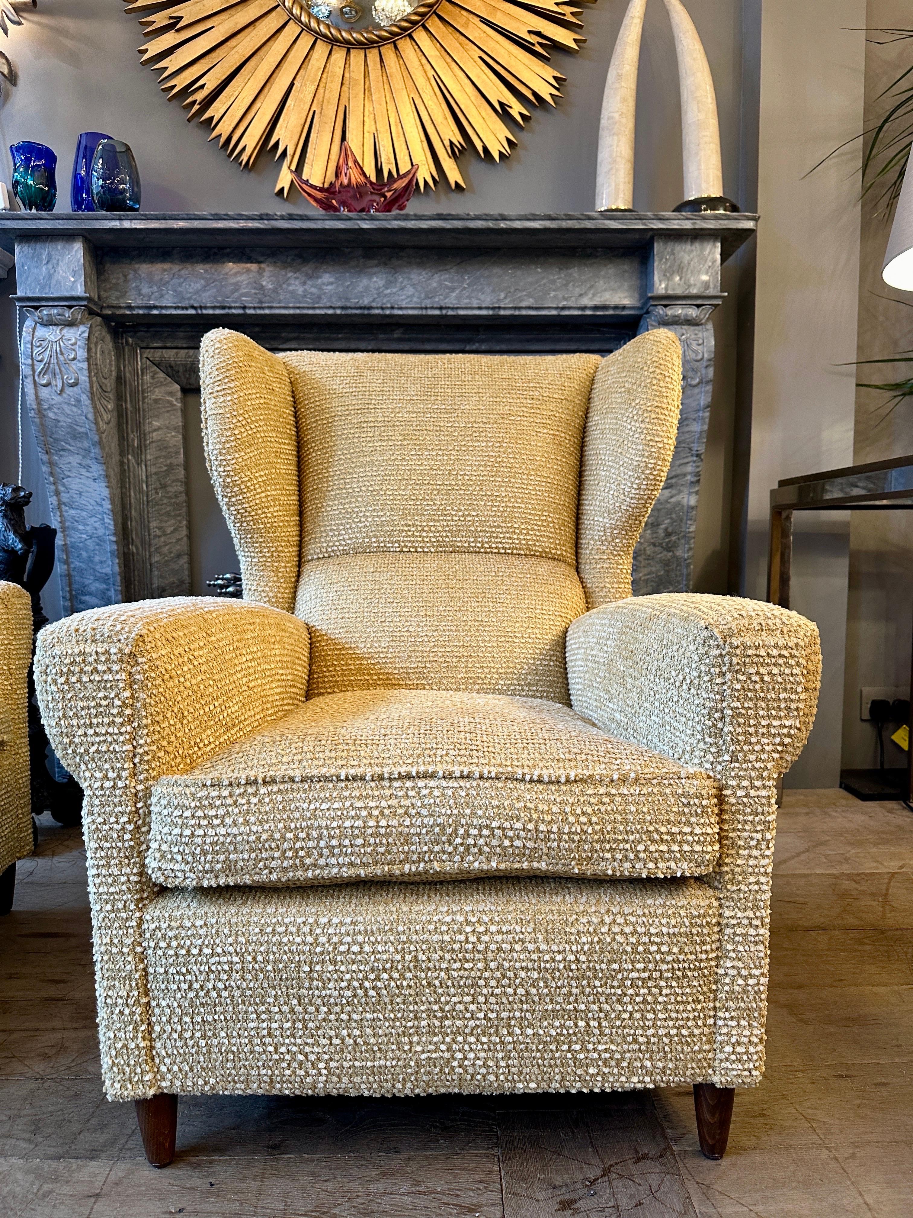 A Pair Of Italian Mid Century Armchairs By Paolo Buffa 7