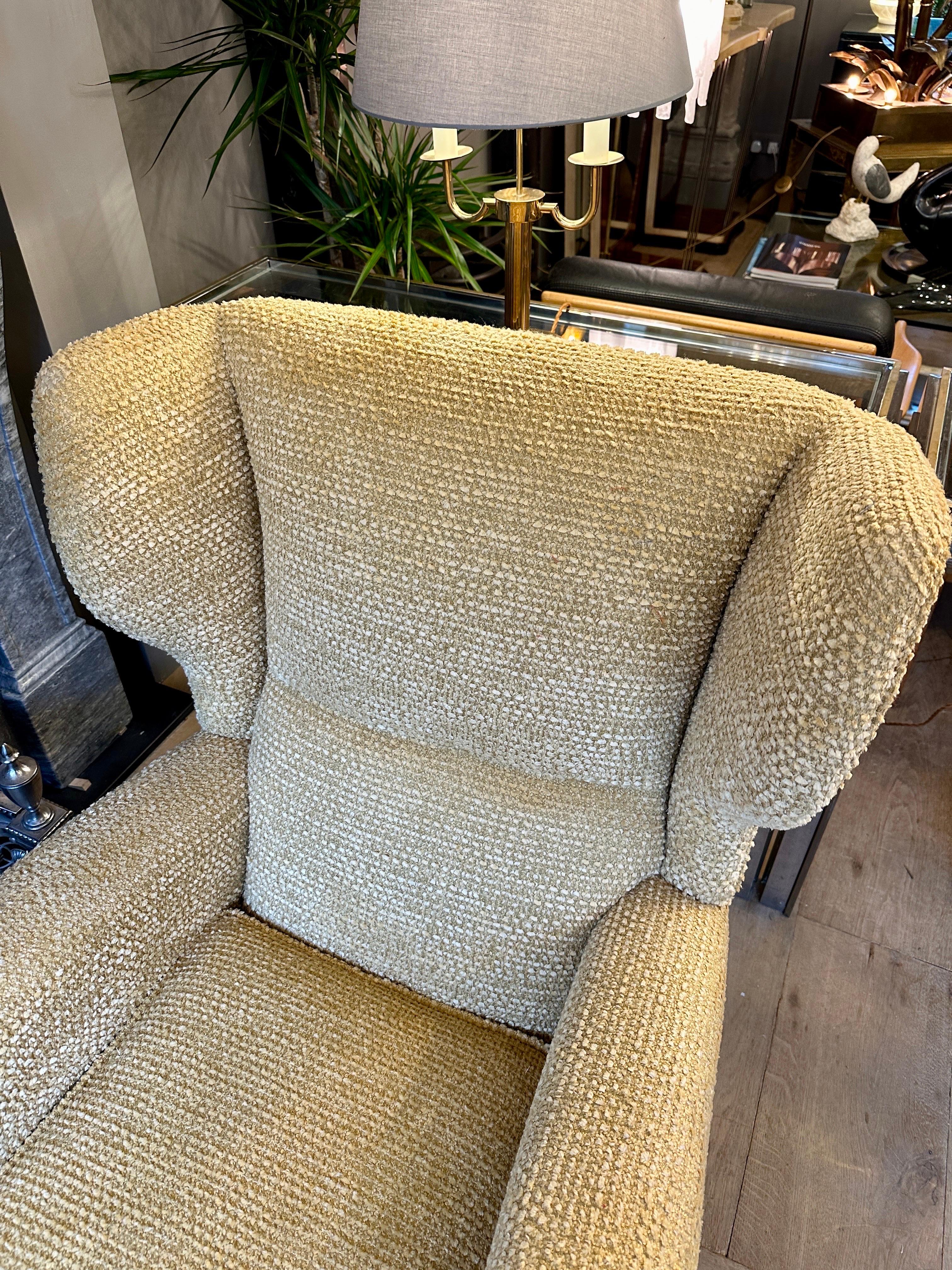 Bouclé A Pair Of Italian Mid Century Armchairs By Paolo Buffa