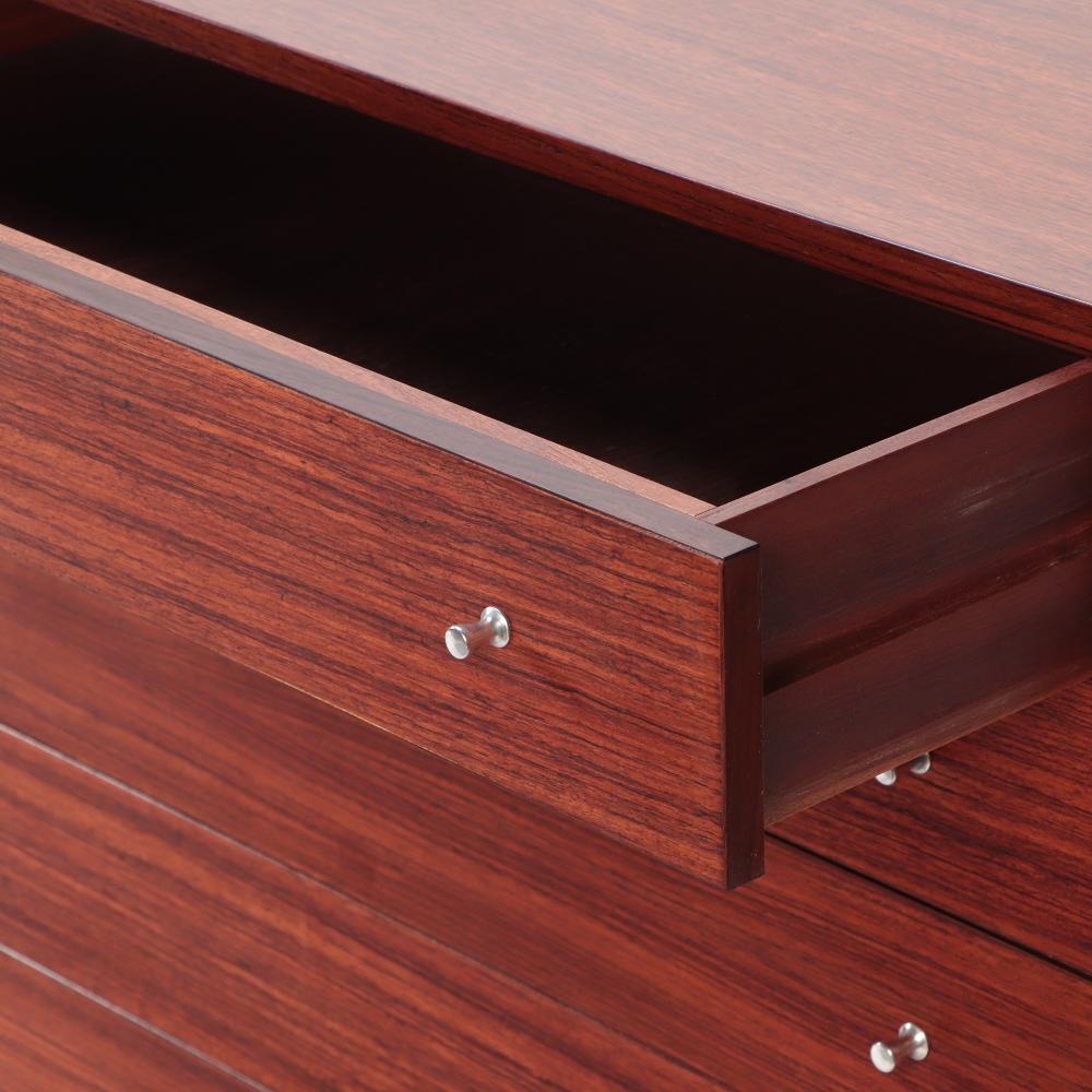A Pair of  Italian rosewood chests of drawers by Ico Parisi for Mim. For Sale 2