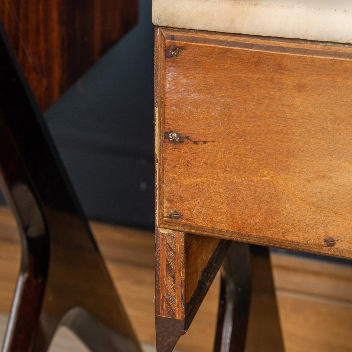 A Pair Of Italian Rosewood Side Tables By Vittorio Dassi, c.1950 For Sale 9