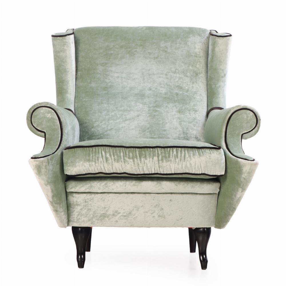 Tissu d'ameublement Paire de chaises longues italiennes bicolores rembourrées, C.C. 1950. en vente