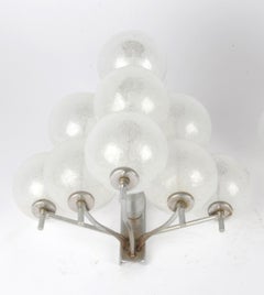 Pair of Italian Wall Fixtures by Mazzega, 1970s