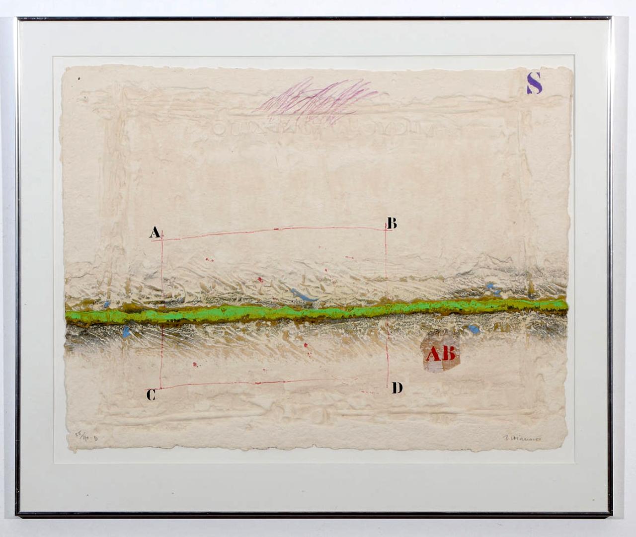 Scandinavian Modern A pair of JAMES COIGNARD Carborundum Etchings For Sale