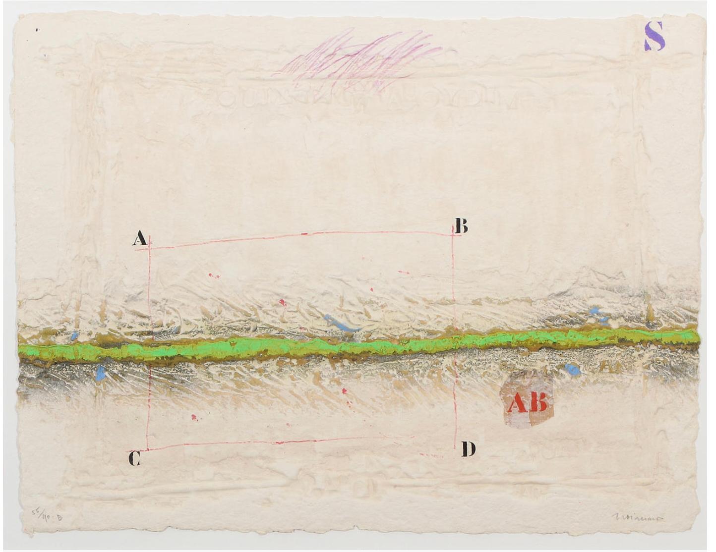 French A pair of JAMES COIGNARD Carborundum Etchings For Sale