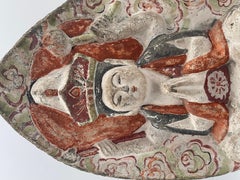 A Pair of Japanese Edo Period Stone Female Buddha Sattva Sculptures, c. 1750