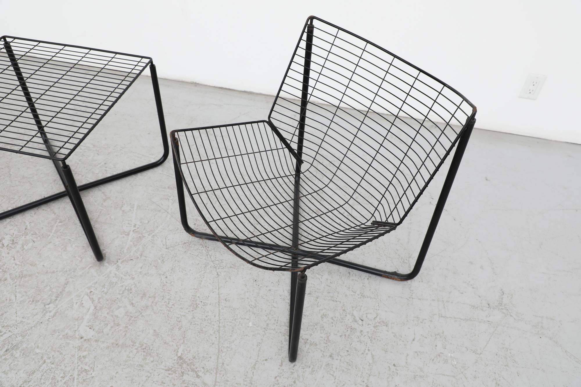 A pair of 'Järpen' easy chairs and side table by Niels Gammelgaard 7