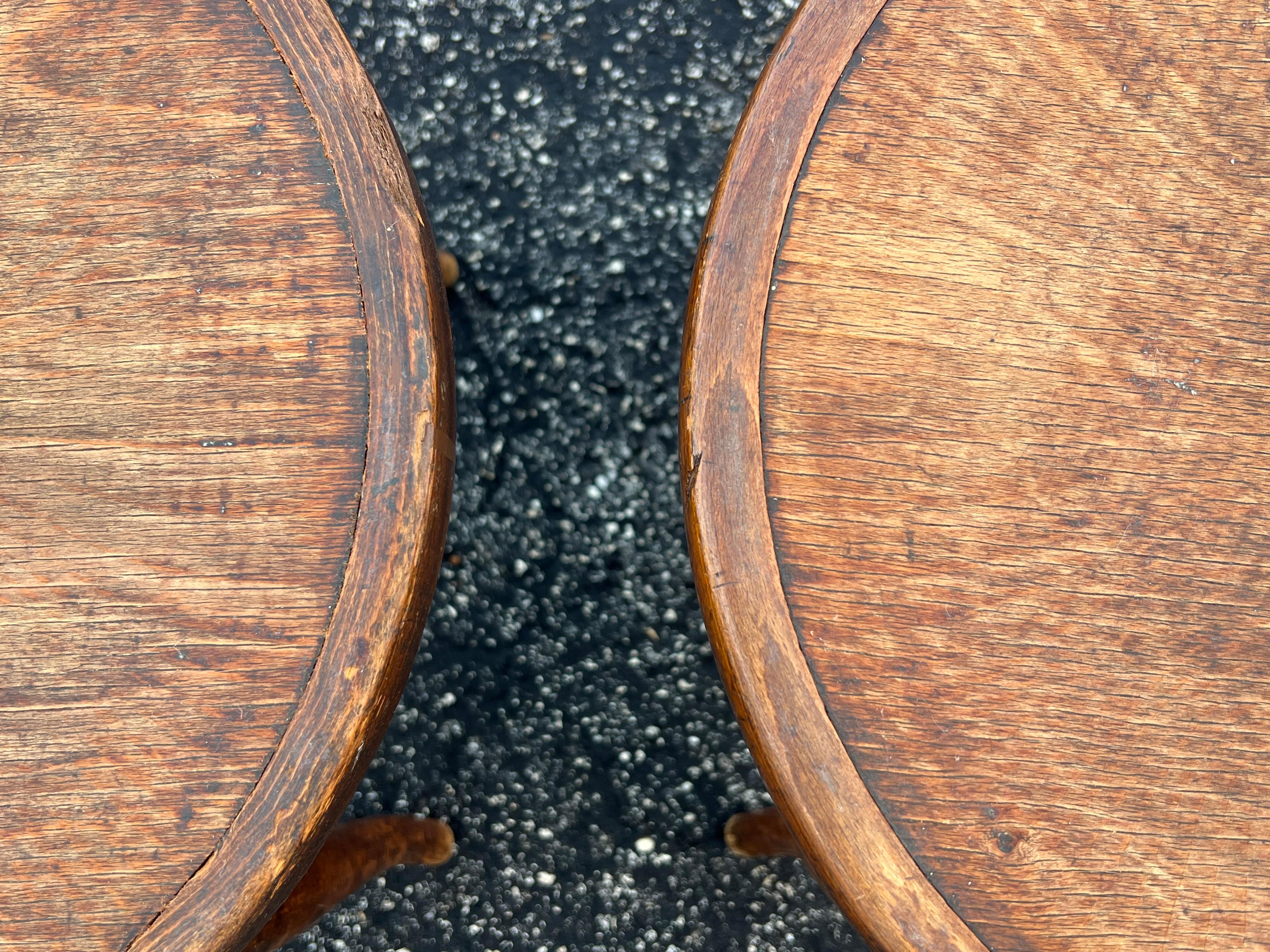 Austrian A Pair of J&J Jacob & Josef Kohn Bentwood Chairs Ca' 1890 Patina !