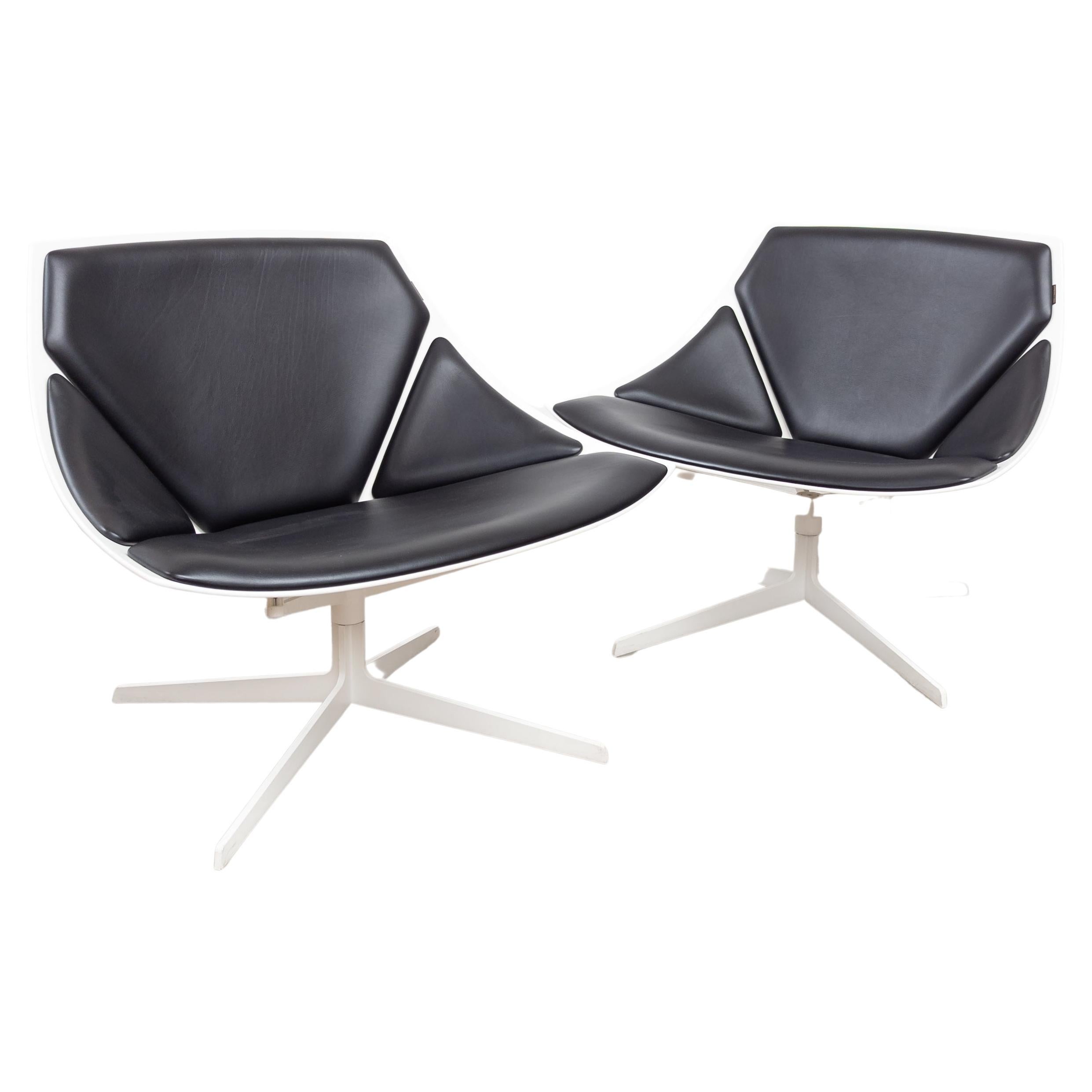 Pair of JL10 'Space' Chairs by Jjurgen Laub and Markus Jehs for Fritz Hansen  For Sale at 1stDibs