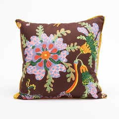 Pair of Cushions in Josef Frank Hawaii Pattern Textile