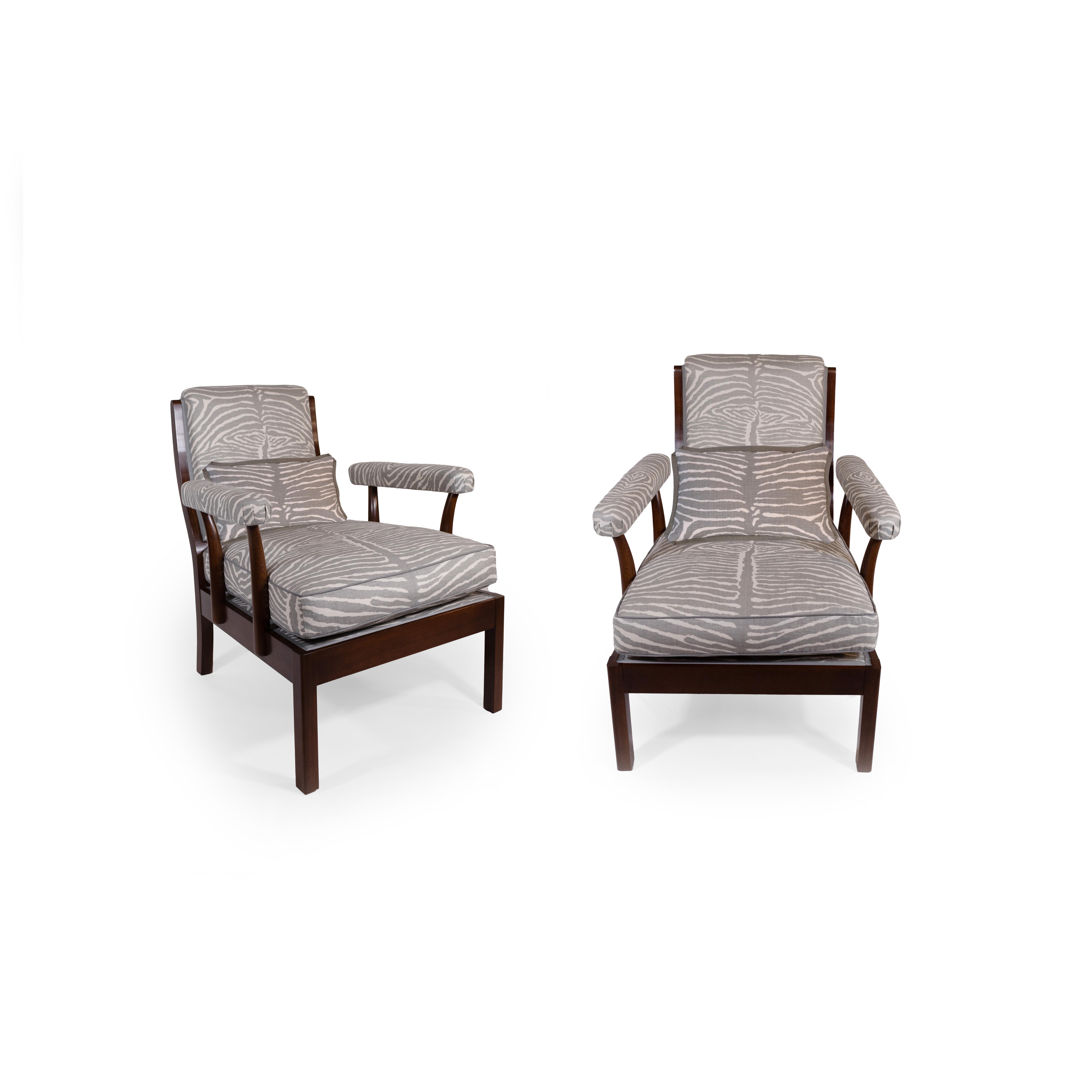 A Pair of Josef Frank Model 354 Chairs