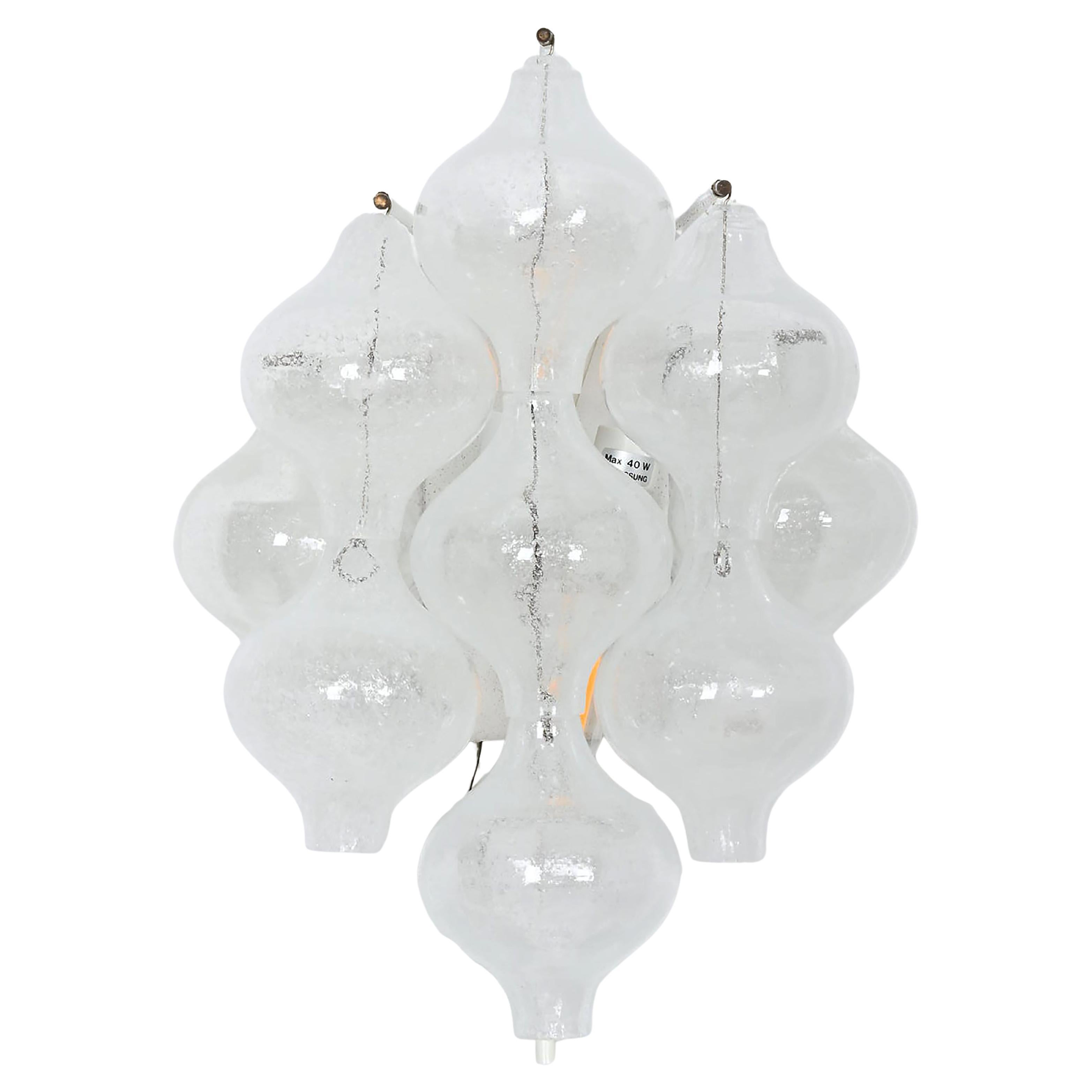 Una coppia di AT&T. Kalmar Tulipan Lampade da parete in vetro, lampade da parete e sconsigliate in vendita