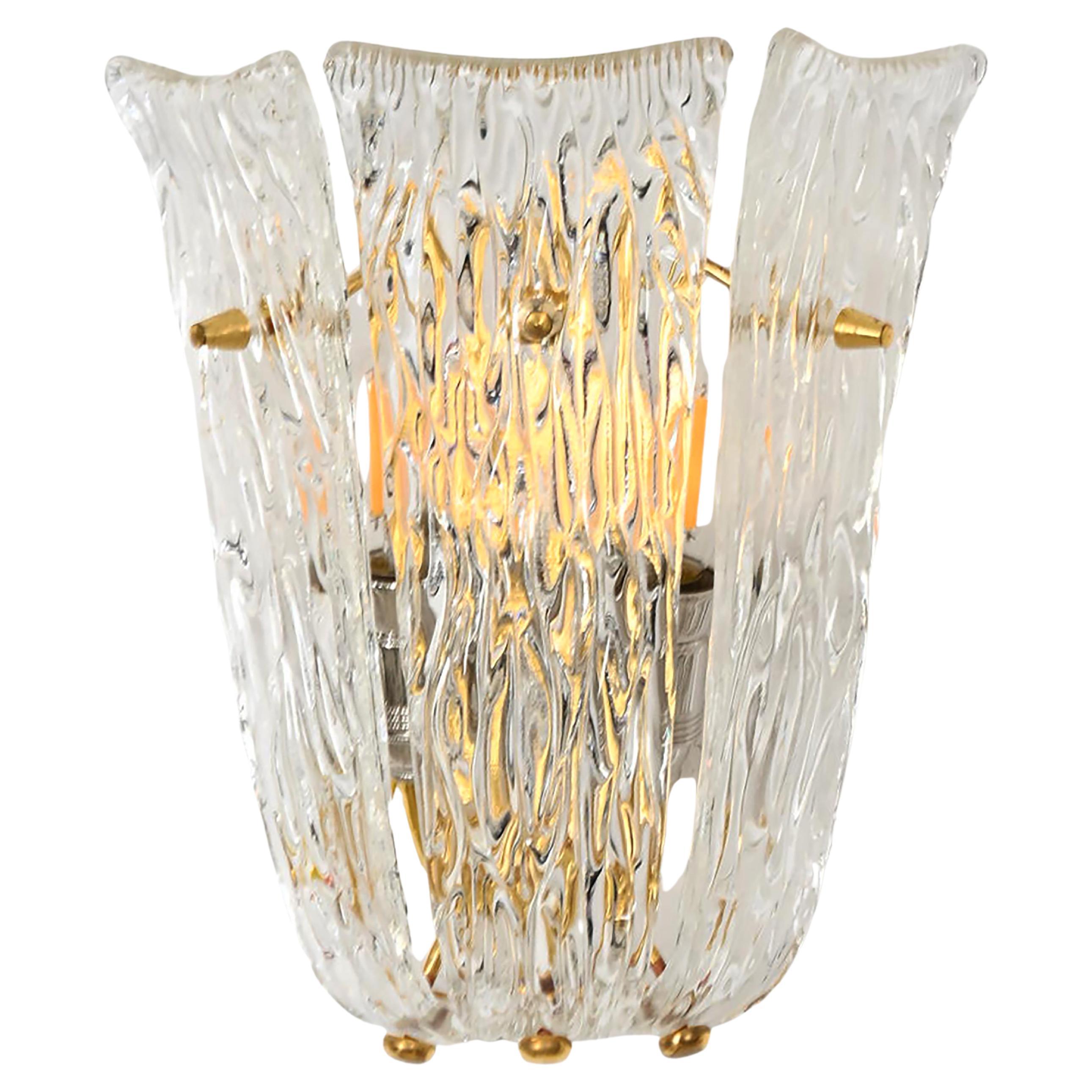 A Pair Of J.T. Kalmar Wall Lamp, Sconces