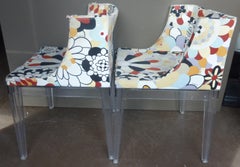 A Pair of Kartell Mademoissele ''À La Mode'' Missoni Chairs by Philippe Starck