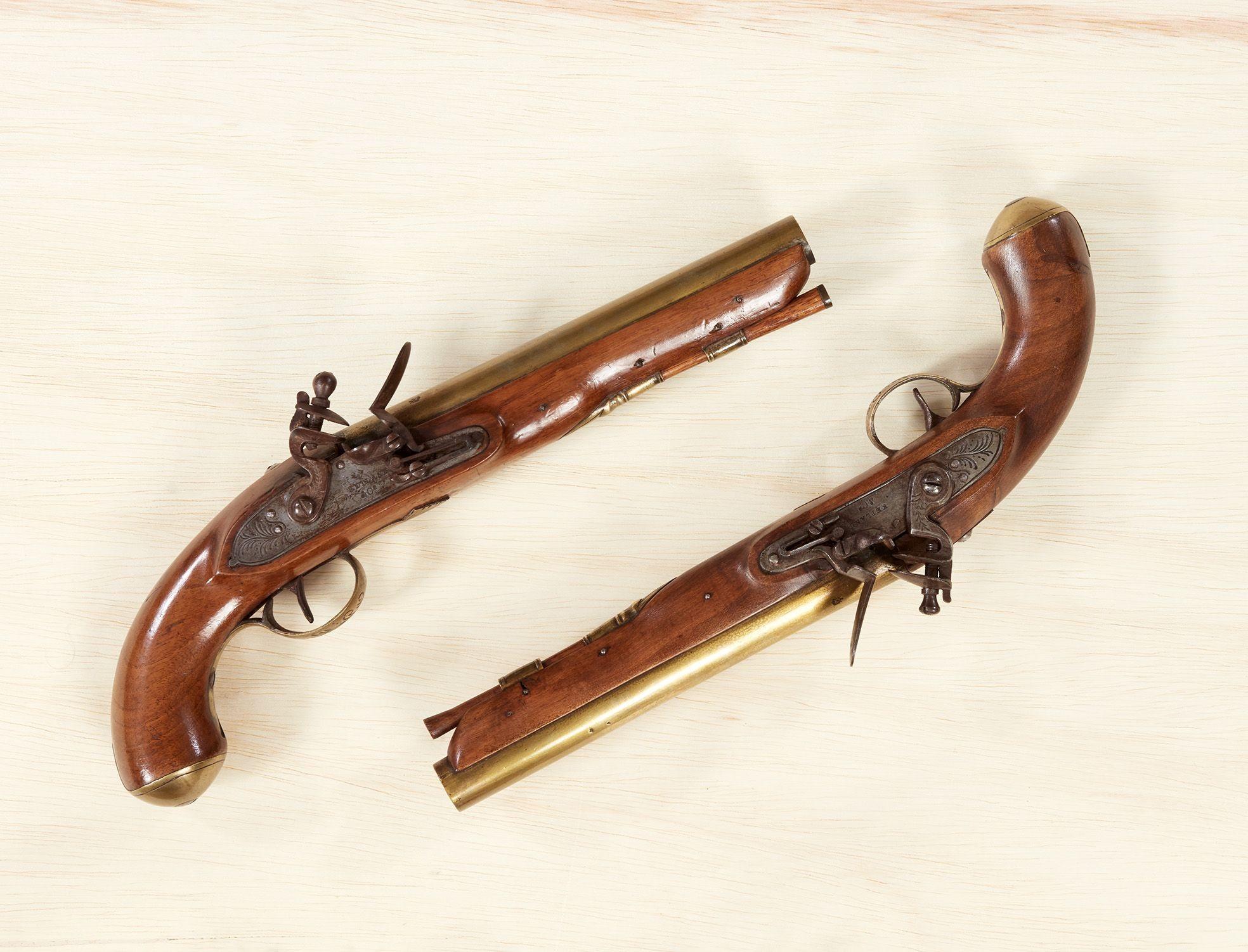 A Pair of Ketland and Co. Flintlock Pistols en venta 2