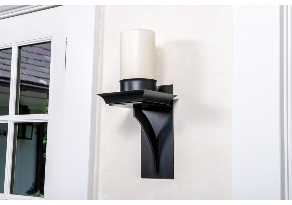 A Pair Of Kevin Reilly’s For Holly Hunt Cellar Sconce In Good Condition For Sale In Bridgeport, CT