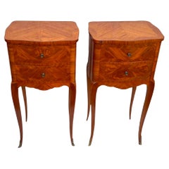 A Pair of Kingwood Bedside Tables