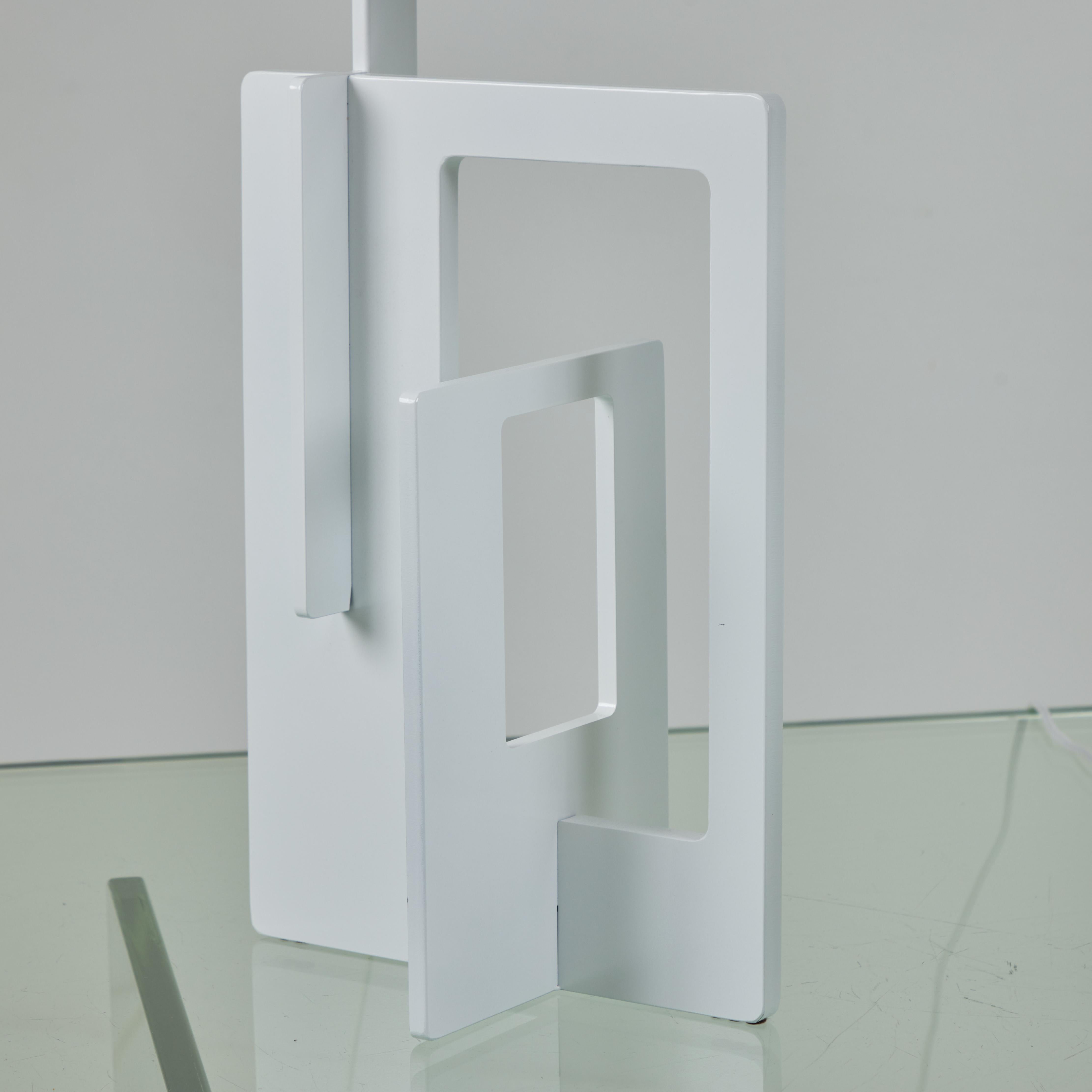Moderne Paire de lampes sculpturales blanches « Kit »  Gaspare Asaro pour Esperia en vente
