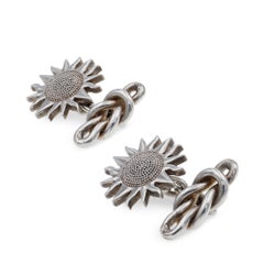 Pair of Knot and Sun Links by Lucie Heskett-Brem