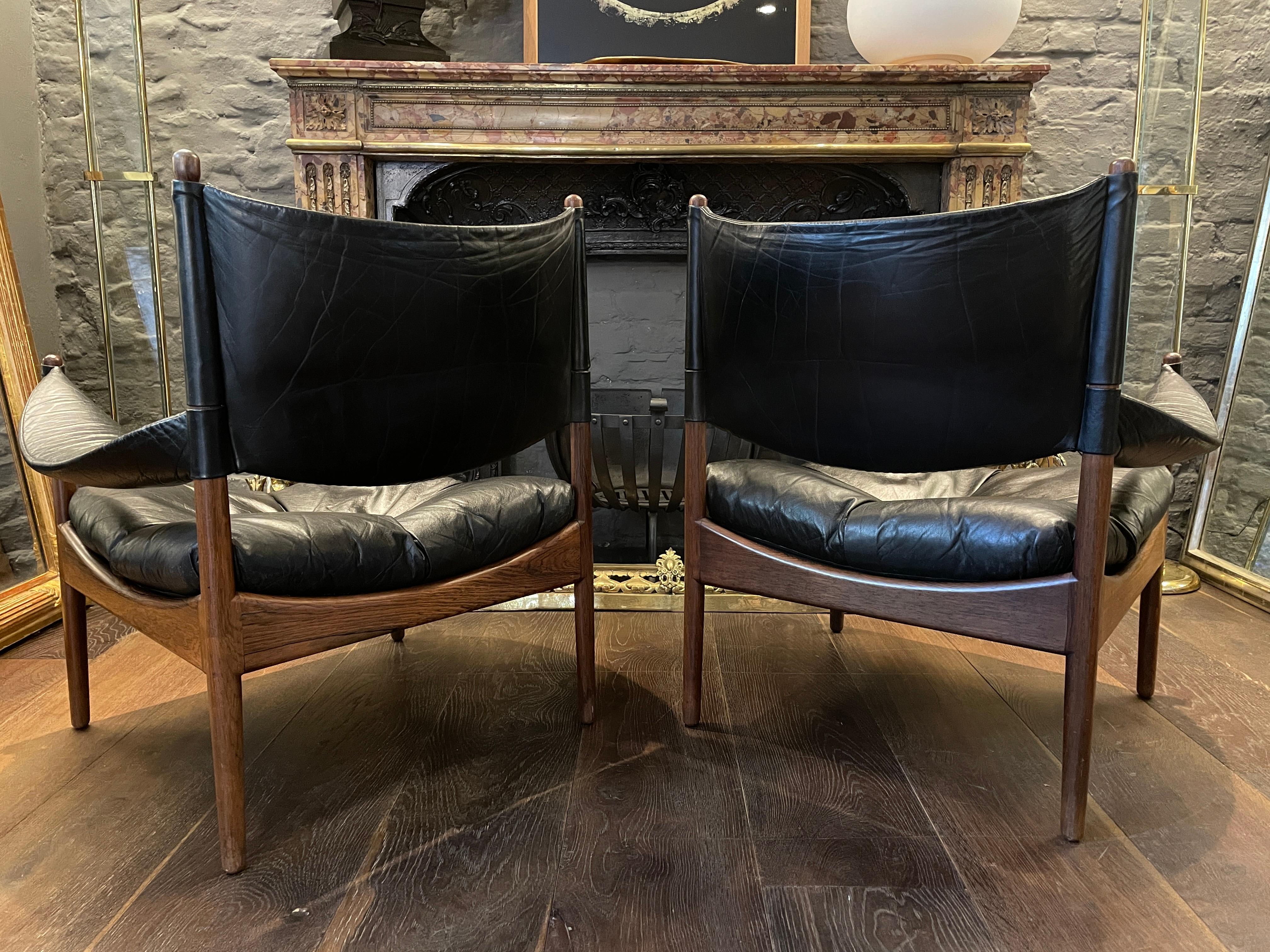 Pair of Kristain Vedel Modus Lounge Chairs 4