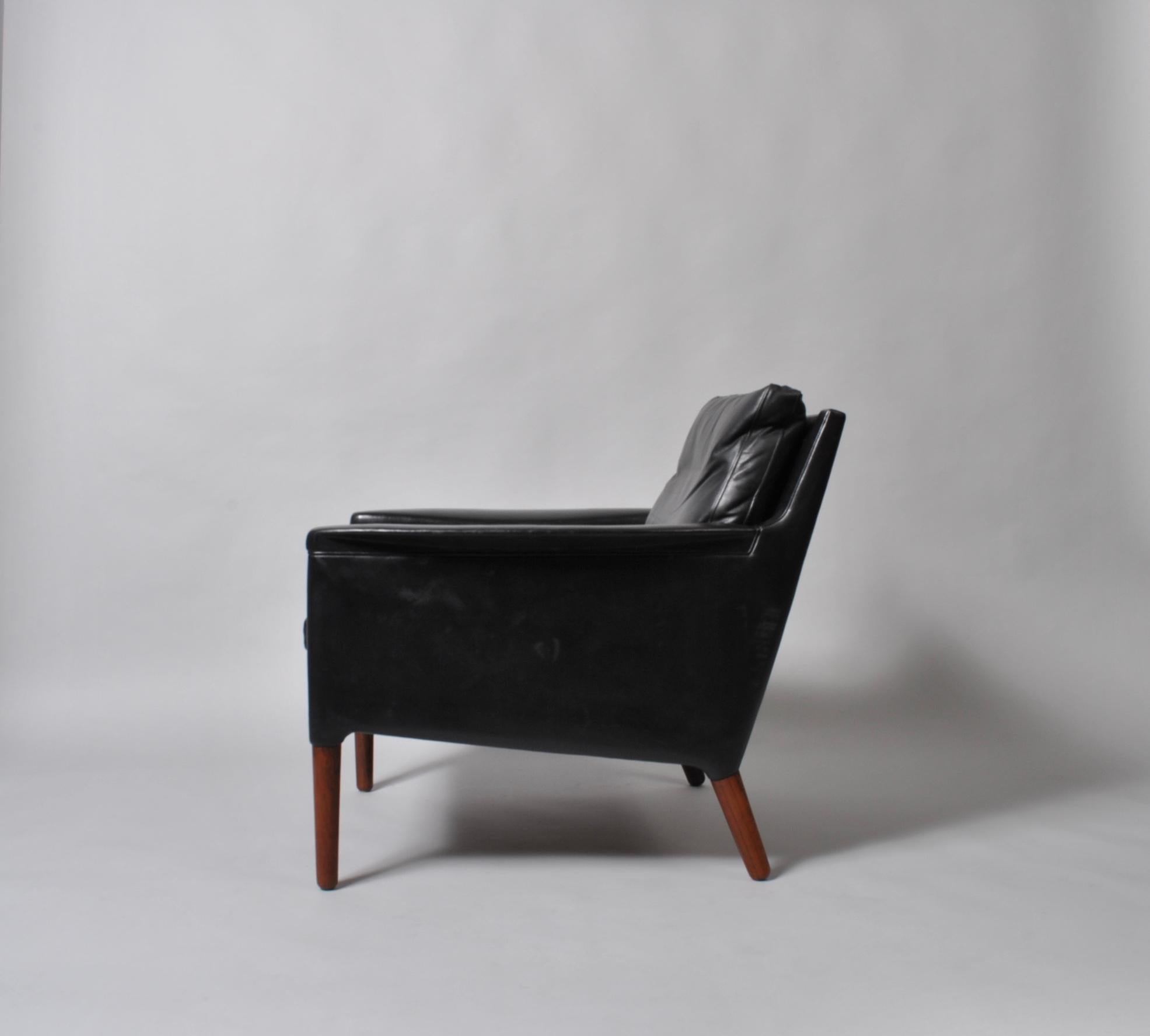 Danish Pair of Kurt Ostervig Model 55 Lounge Chairs