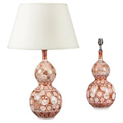 A Pair of Kutani Vases now as Lamps