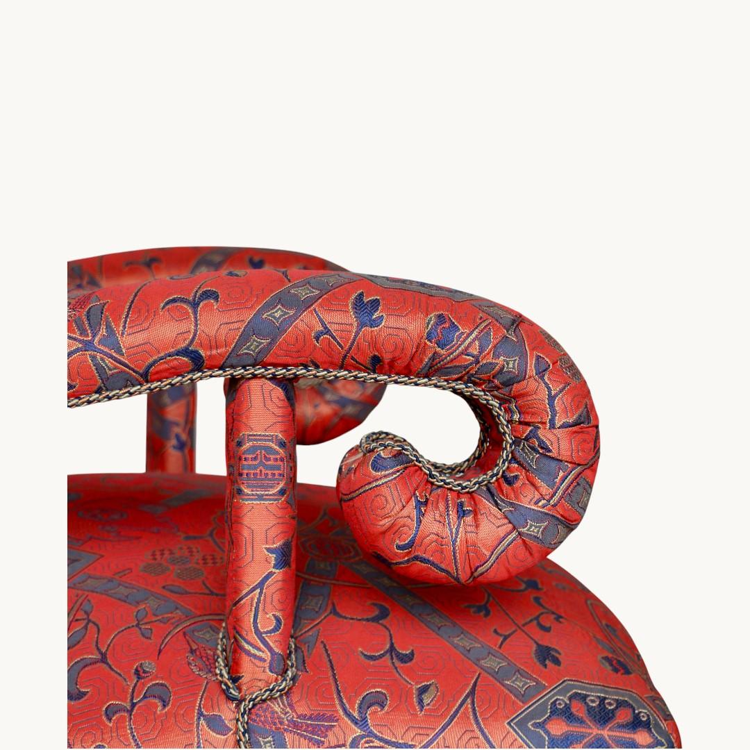 Coppia di grandi poltrone, inizio XX secolo, Francia. in vendita 2