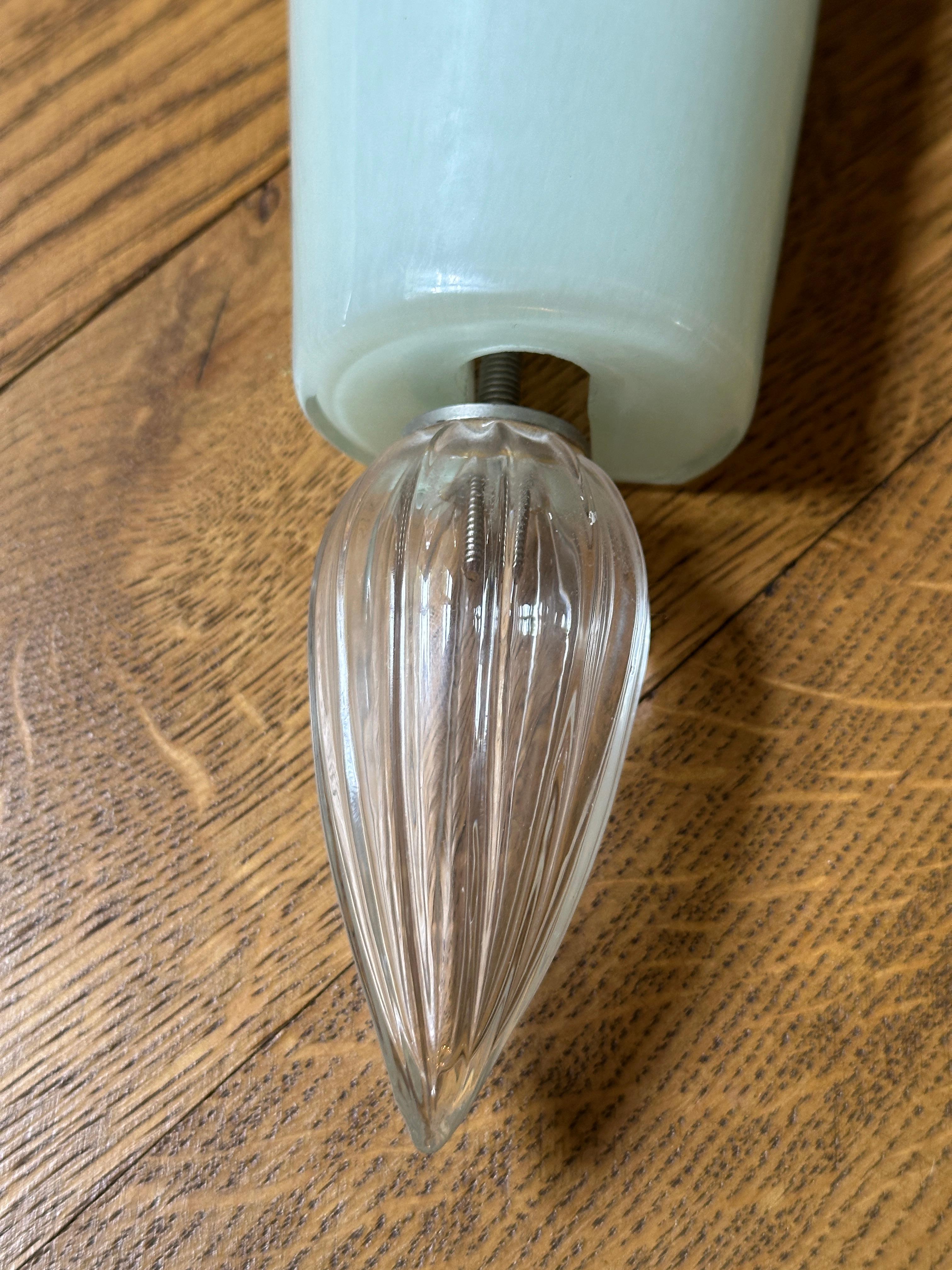 italien Paire de grands Barovier  Lights en verre Murano & Tosso en vente