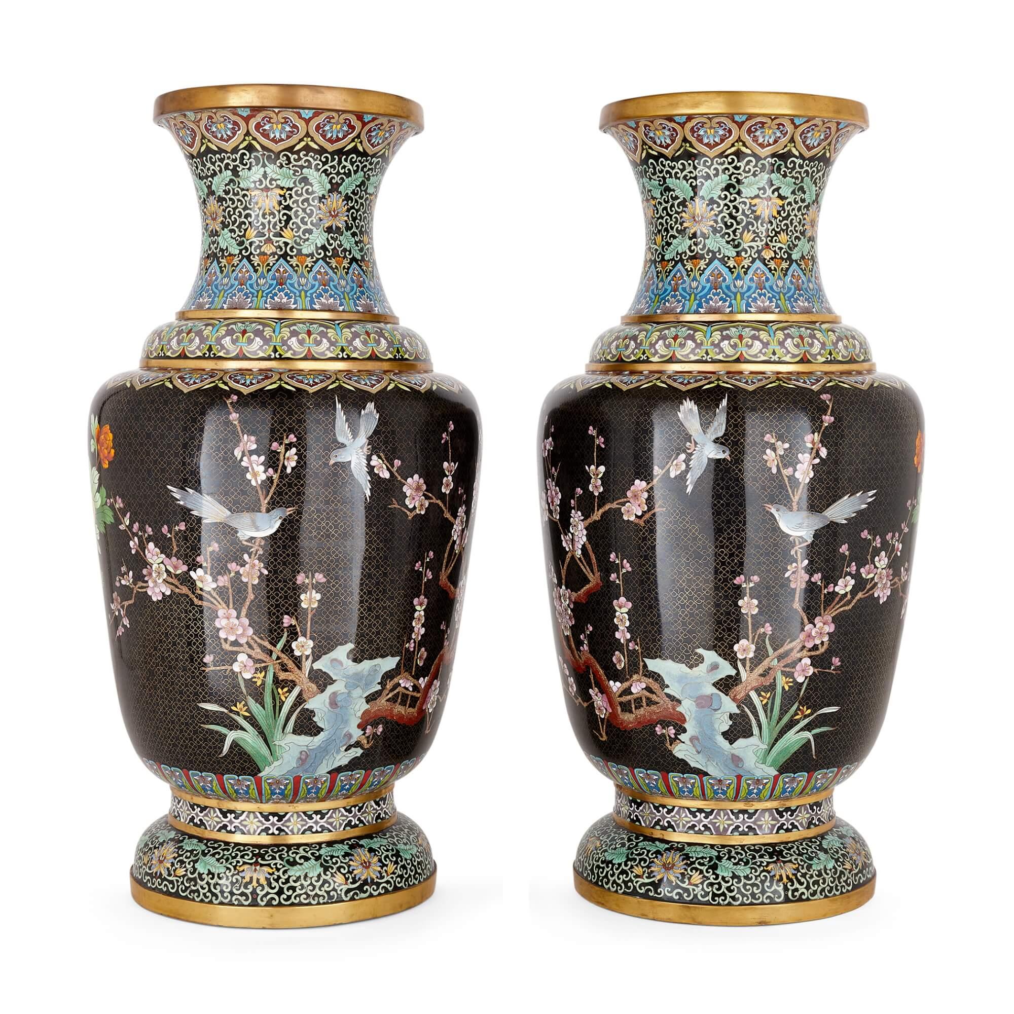 large asian vases