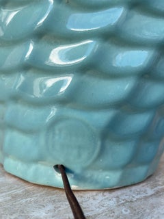 A pair of large Coastal Style Harris Lamps Ceramic Table Lamps- Circa 1980's