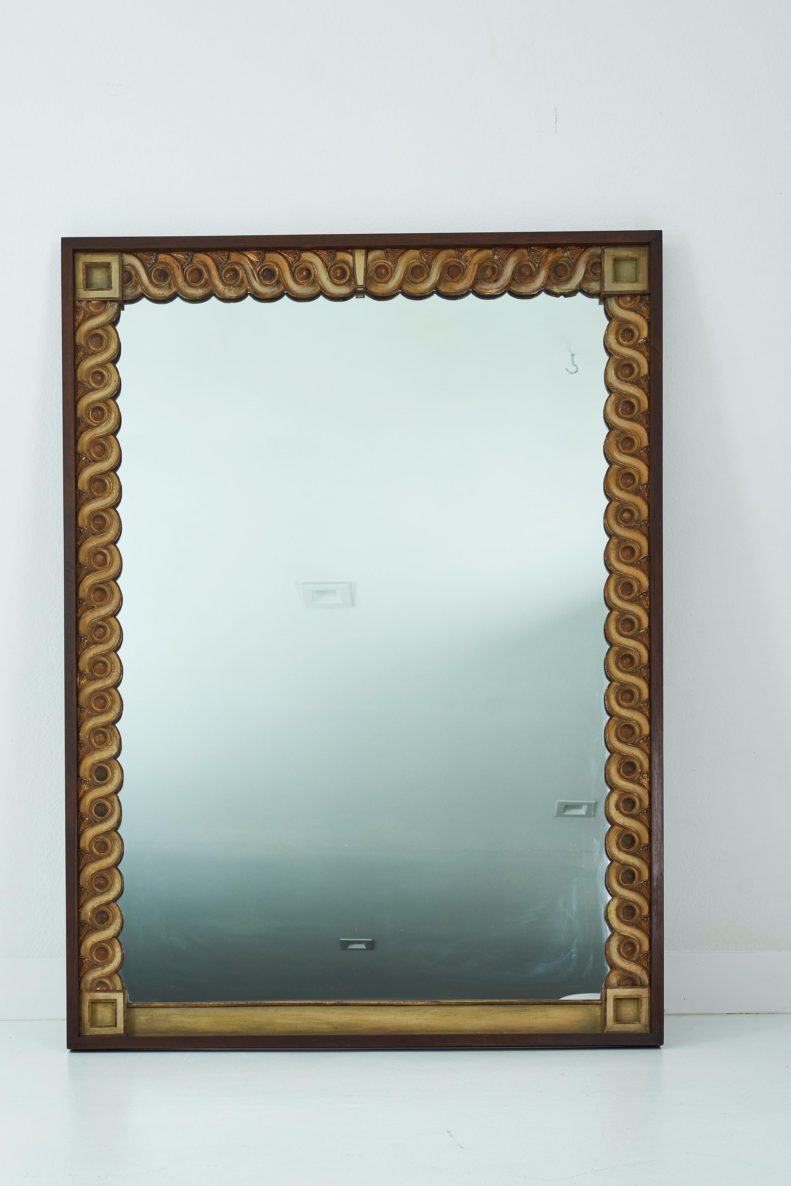 Ein Paar großer Spiegel nach Maß, entworfen von William Haines (amerikanisch) im Angebot