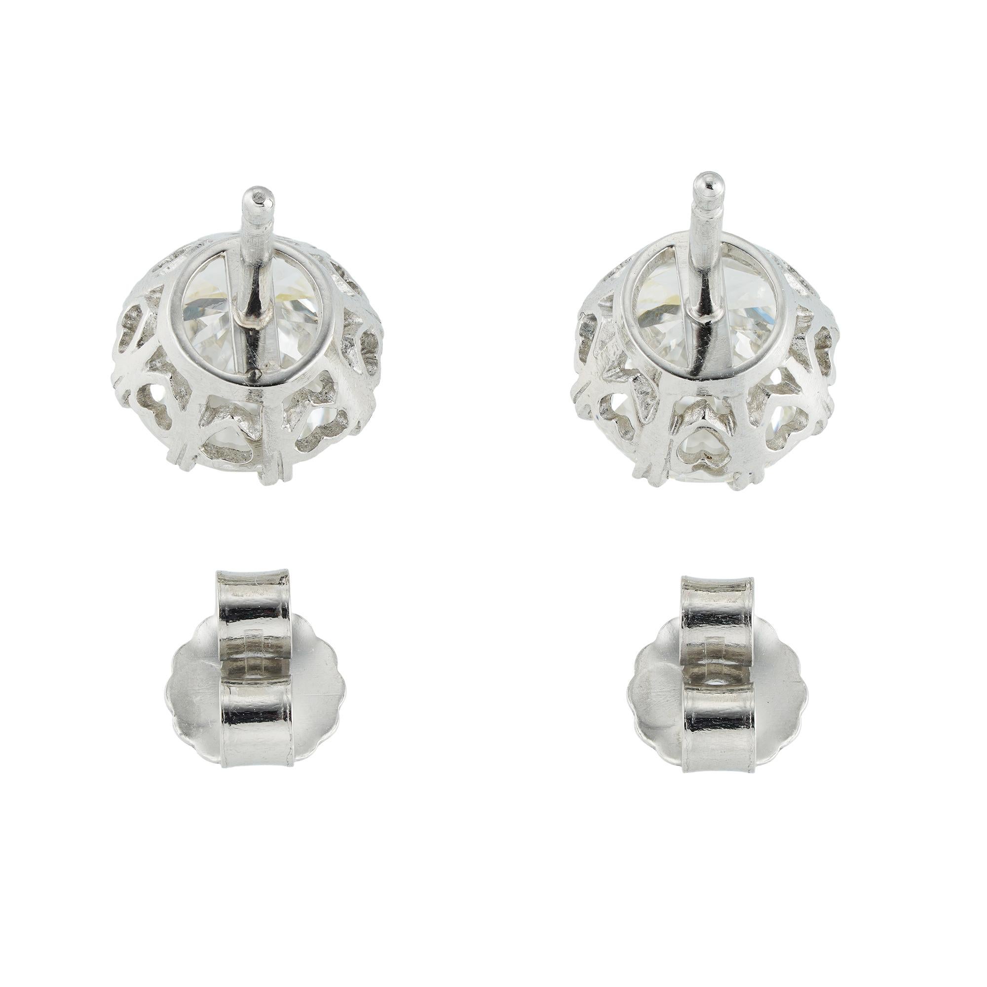 large diamond earrings