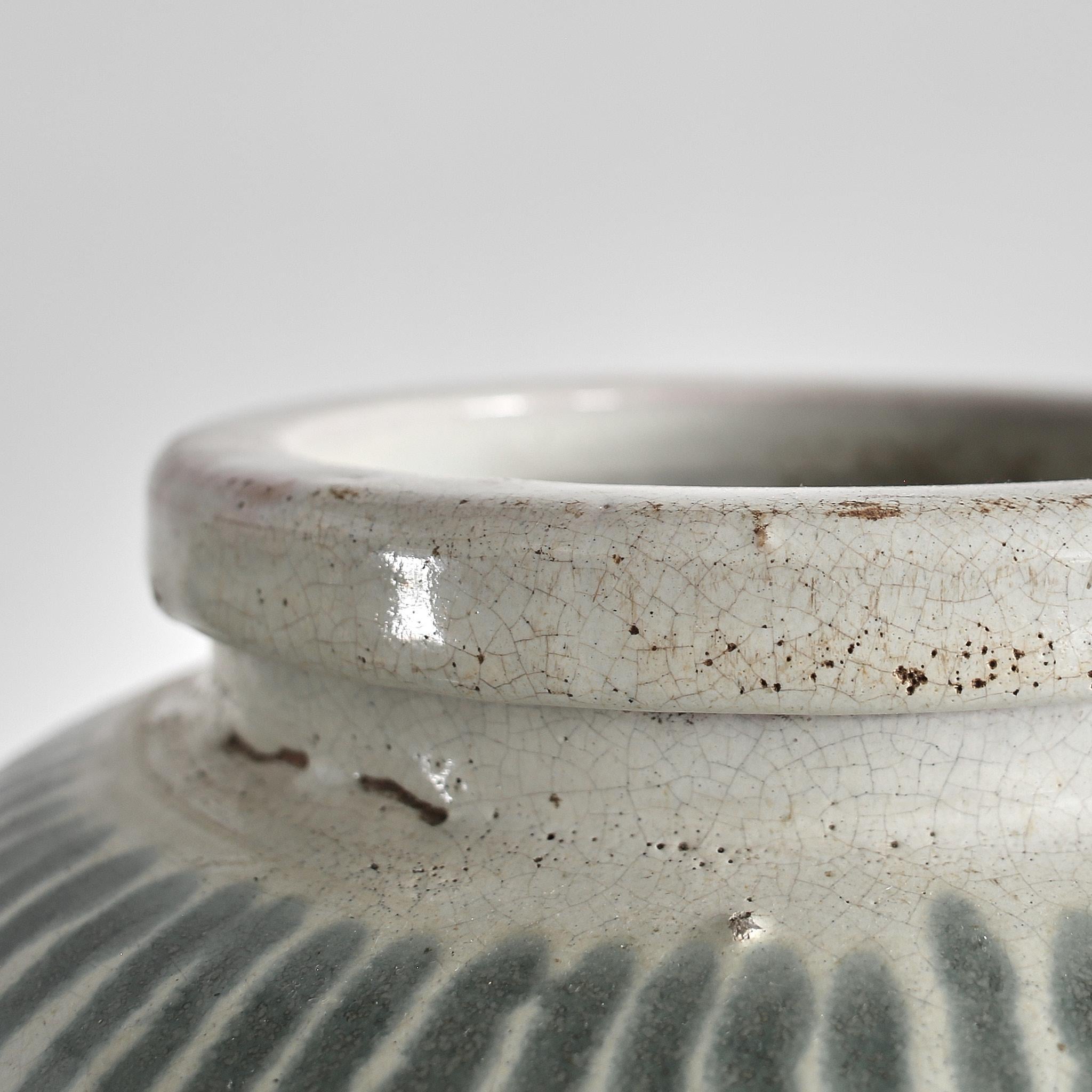 A Pair Of Large Early 20th C. Japanese Ceramic Planters 1