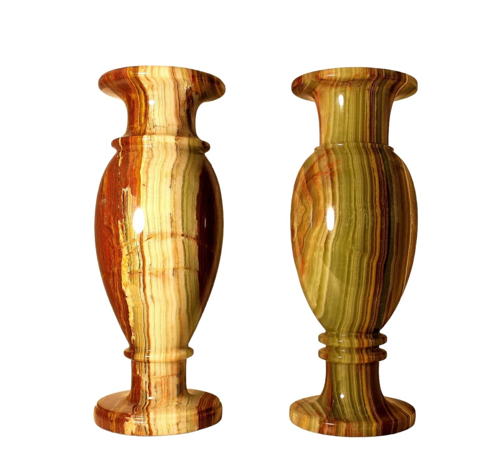 A pair of large onyx vases from the 1950s For Sale 1