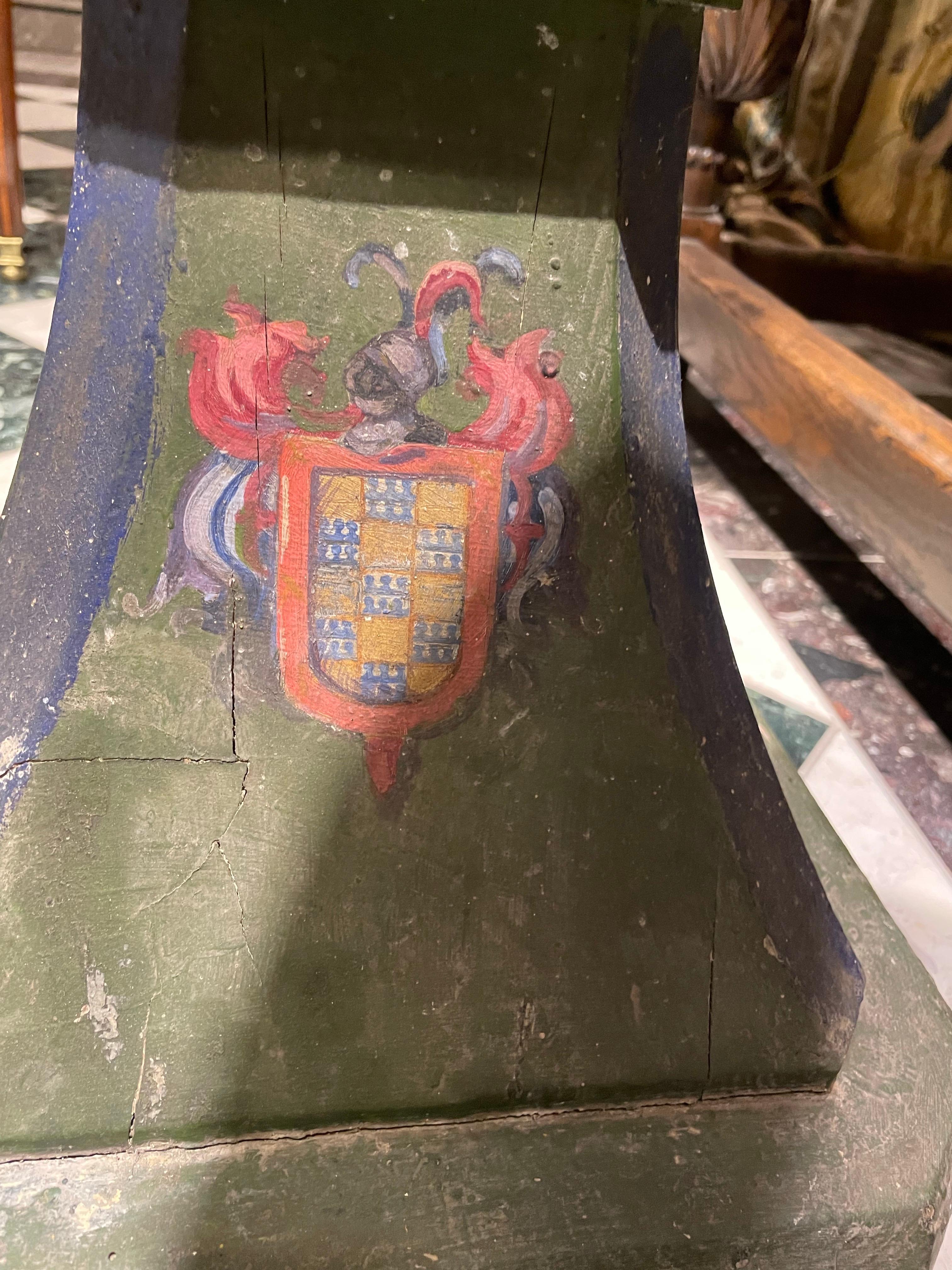 A Pair of Large Polychrome Spanish Torcheres, Early 20th Century For Sale 2